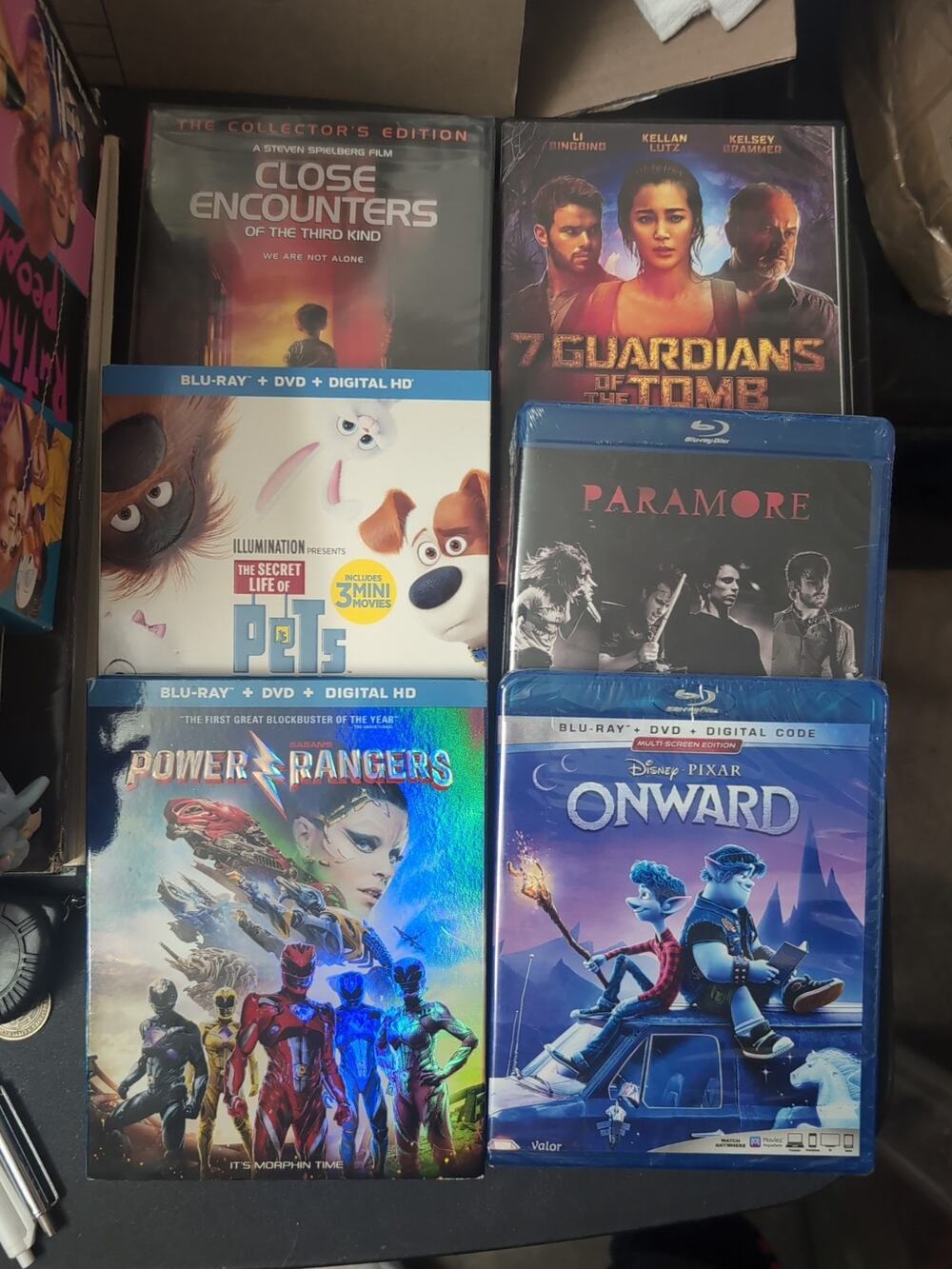 Blu ray DVD Lot Power Rangers Onward Pets Close 3rd Kind 7 Tombs Paramore
